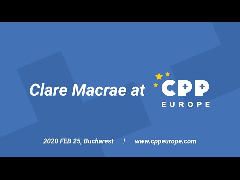 Interview with Clare Macrae at CppEurope 2020, Bucharest