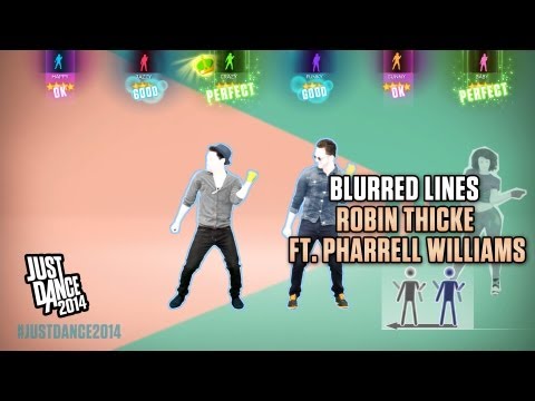 Robin Thicke ft. Pharrell Williams - Blurred Lines | Just Dance 2014 | Gameplay