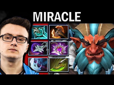 Troll Warlord Dota Gameplay Miracle with Battlefury and 19 Kills