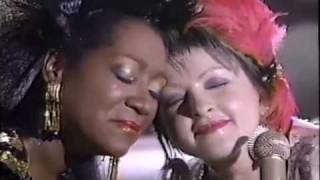 Cyndi Lauper &amp; Patti Labelle Time After Time 1985