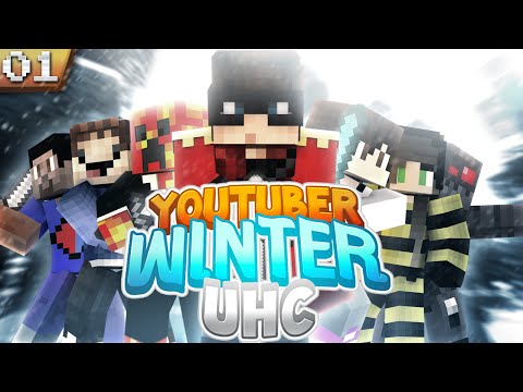 Minecraft YouTuber Winter UHC: Episode 1 - The Pack, The Cube, The Crew, And A Huahwi
