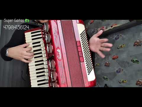 🇧🇷 Acordeon Scandalli Polifônico 4l5 oitavado made in Italy 🇮🇹 impecável Relíquia Aproveitem Top .