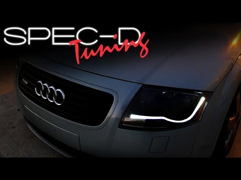 SPECDTUNING INSTALLATION VIDEO: 2000 - 2006 AUDI TT PROJECTOR HEADLIGHTS