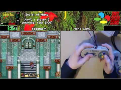 SNES Super Stars 2017 [107] - Secret of Mana (Any% 1p2c) by Yagamoth Part 1