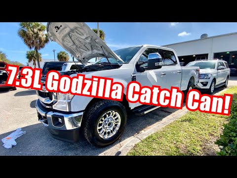 UPR Billet Catch Can Kit for 7.3L Godzilla SuperDuty Trucks!