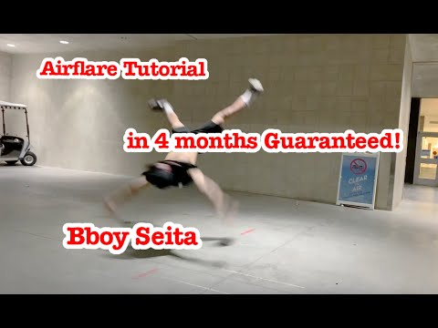 10 Rounds Airflare in 4 months GUARANTEED Tutorial! / エアートラックス ４ヶ月で１０周 講座