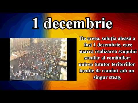 Ziua nationala a Romaniei - 1 decembrie, 23 august, 10 mai