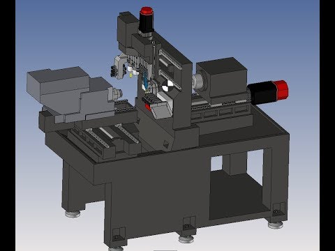 TopSolid V7 Swiss Turning Machine  Tornos CT-20