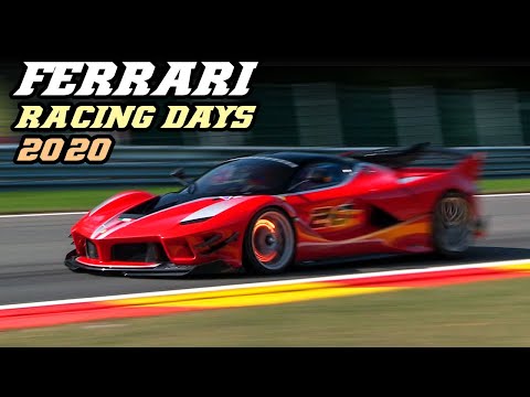 Ferrari racing days Spa 2020 - FXXK evo, F1, 488 Challenge, 599xx
