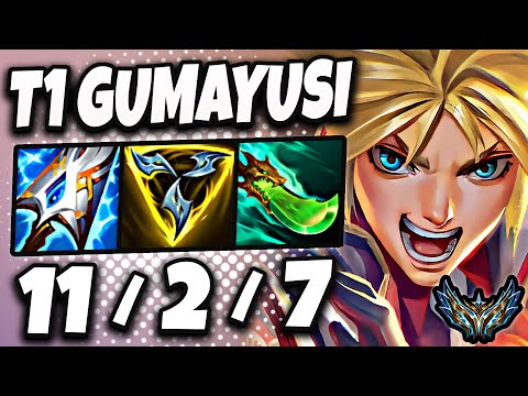 T1 Gumayusi Ezreal vs Lucian [ ADC ] Patch 25.11 Korea Challenger