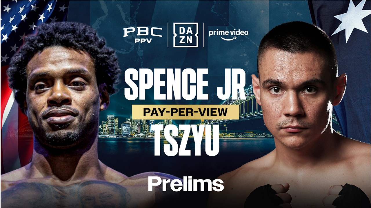 Errol Spence Jr. vs. Tim Tszyu live results, round-by-round updates, ring walks for today's Australia fight