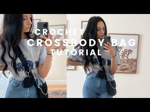CROCHET CROSSBODY BAG TUTORIAL// Prada & Louis Vuitton Inspired
