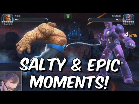 Act 6.3 100% Epic & Salty Moments Part 1 - Marvel Contest of Champions