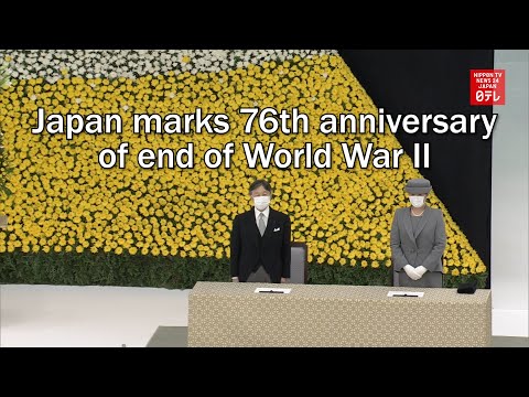 Japão comemora 76º aniversário do fim da Segunda Guerra Mundial