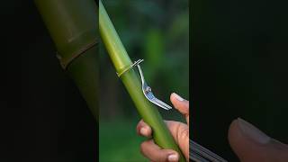 Fork Slingshots with Green Bamboo Creations #Bamboo #Slingshots #Diy #Bambooart