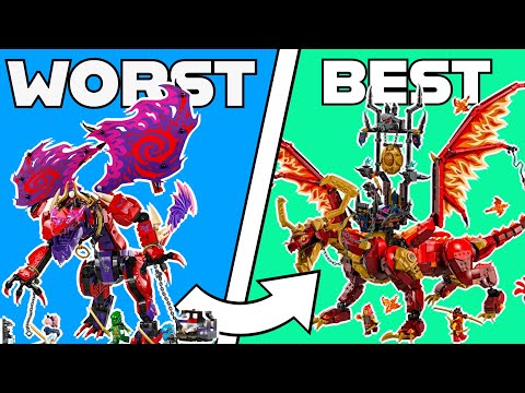 RANKING ALL Ninjago Dragons Rising DRAGONS!