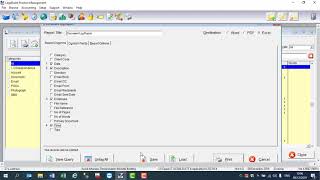 Matters – The DOCUMENT LOG screen Part 12 – Creating a user defined report