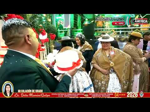 DISCO 3👩‍🎓Colación de Grado 🎓👩‍🎓Lic. Delia Mamani Quispe 🎓E.S.F.M. "SANTIAGO DE HUATA"