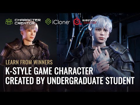 Undergraduate Produces K-Style Game Character | Character Creator. iClone