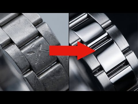 Watch Bracelet Restoration – Removing Decades of Wear (ASMR)