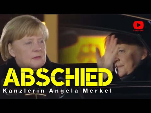 Abschied Kanzlerin Frau ( Angela Merkel ) und ihre Rede  / 02.12.2021