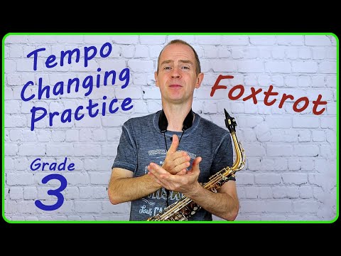 FOXTROT by Paul Harris Saxophone Grade 3 ABRSM 2018-2021 Tutorial + Accompaniment