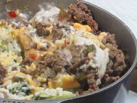 HOW TO MAKE BEEF BROCCOLI CHEESE CASSEROLE