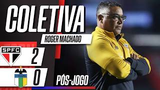 SÃO PAULO 2X0 O'HIGGINS AO VIVO: COLETIVA DO ROGER MACHADO DIRETO DO MORUMBIS | ESPN