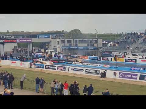 NEW EUROPEAN RECORD | FUNNY CAR SANTA POD RACEWAY 307MPH!