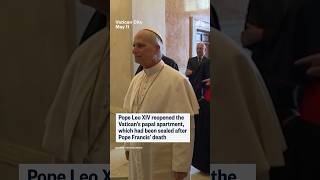 Pope Leo XIV reopened the Vatican&#39;s papal apartment