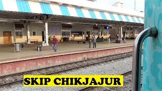 preview picture of video 'Humsafar Meets Hubli Bangalore Jan Shatabdi Skips Chikjajur Junction'