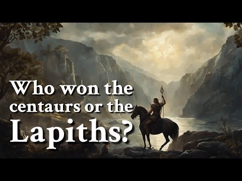 Who won the centaurs or the Lapiths? Greek Mythology Story