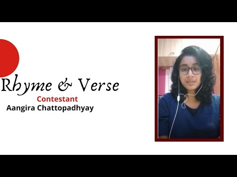 Aangira Chattopadhyay (Jalpaiguri, West Bengal) #contestant #rhymeandverse