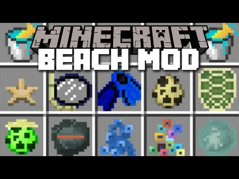 Ultimate Beach Mod: Play and Fight Fish in Minecraft!