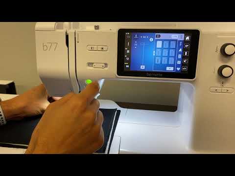 bernette b77 b79 free-motion quilting setup