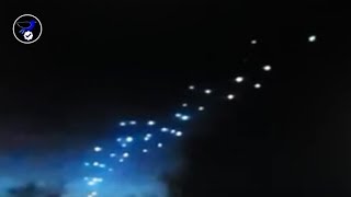 Magnificent UFO Fleet over Moscow,Russia June 17,2018