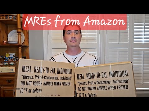 Buying MREs? Menus 1-24 A & B case Unboxing