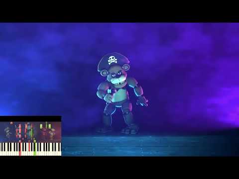 FNAF Looking For a Pirate Treasure In 4K but it’s on a piano