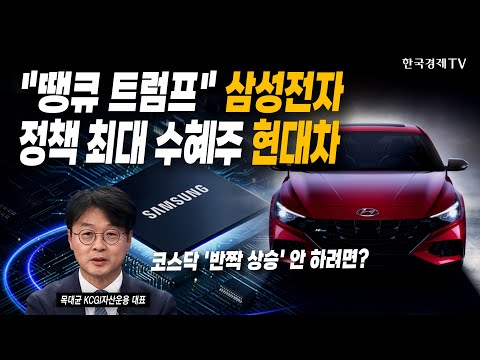 '땡큐 트럼프' 삼성전자! 정책 최대 수혜주 현대차 | 목대균 KCGI자산운용 대표 | #달러 #반도체 #완성차