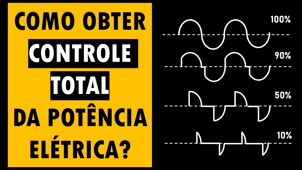 Como controlar a potência elétrica dos equipamentos através de tiristores?