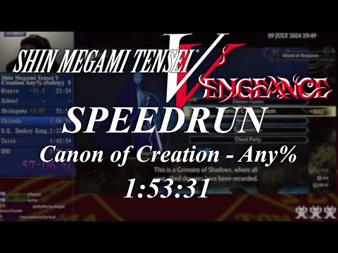 Shin Megami Tensei V: Vengeance Speedrun - Canon of Creation Any% (Safety) [1:53:31]