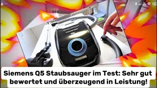 Staubsauger Siemens Q5 Testsieger.