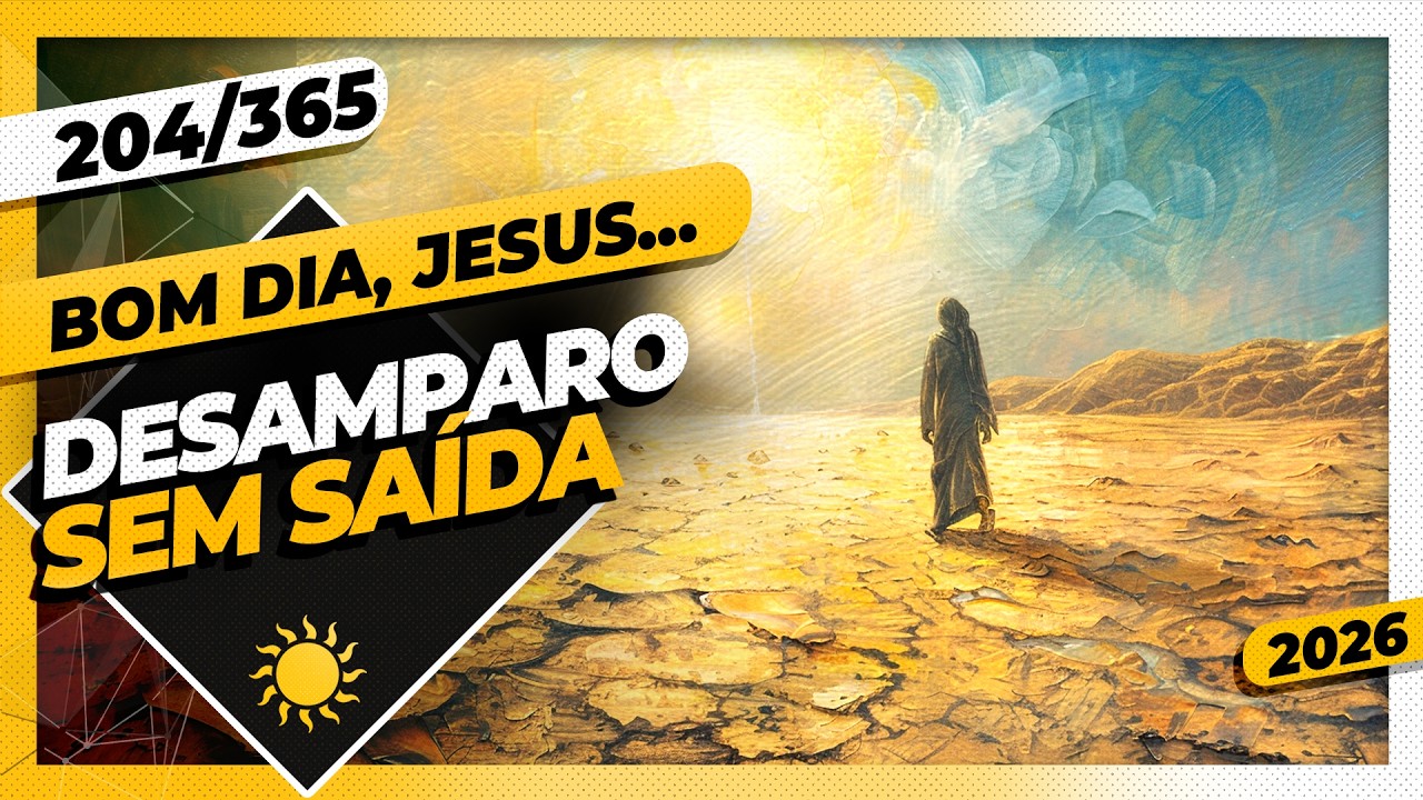 DESAMPARO: SEM SAÍDA - Bom dia, Jesus! 204/365 (2026)