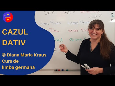CAZUL DATIV in limba germana | Der 3.Fall WEM? CUI? Limba germană cu Diana Maria Kraus