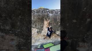 Photo of problem Route three in Maldà boulder Area