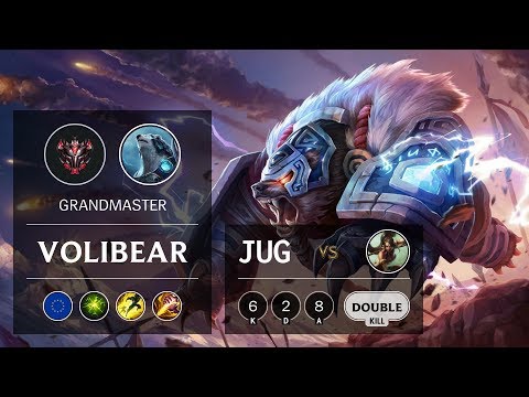 Volibear Jungle vs Nidalee - EUW Grandmaster Patch 9.8