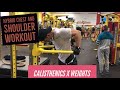 CHEST WORKOUT | CALISTHENICS X BODYBUILDING | HYBRID CHEST AND SHOULDER WORKOUT