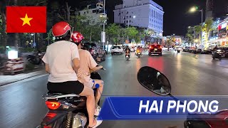 Download the video "Hai Phong Vietnam Night Busy Life"