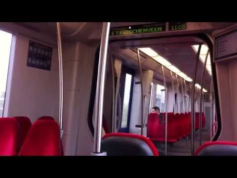 RET Metro Rit RSG3 Slinge-Zuidplein Rotterdam op lijn E tot Leidschenveen (+afroep)