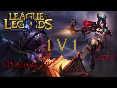 League of Legends Jax Vs Caitlyn [1V1]